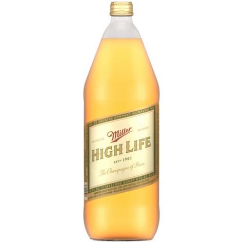 Miller High Life American Lager Beer Single Bottle, 40.0 fl oz - Fred Meyer