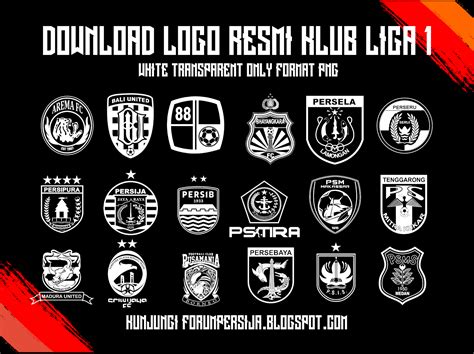 logo resmi klub liga  putih png forum persija blog