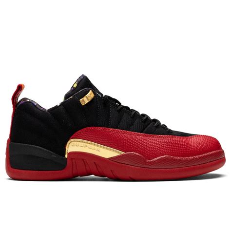 Air Jordan 12 Retro Low Se Super Bowl Black And Varsity Red Feature