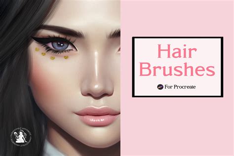 15 Procreate Hair Brushes Design Cuts