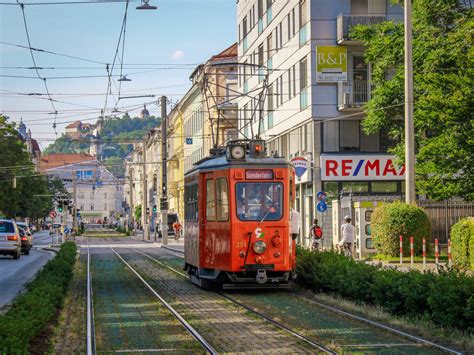 Graz Nachschuss Am Abend Des Veranstaltete Das Tramway