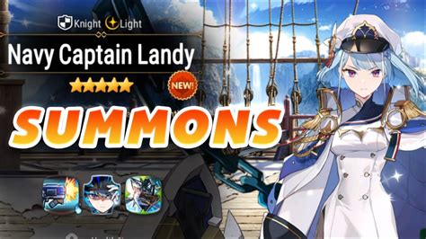 Epic Seven SUMMONS Moonlight Navy Captain Landy YouTube