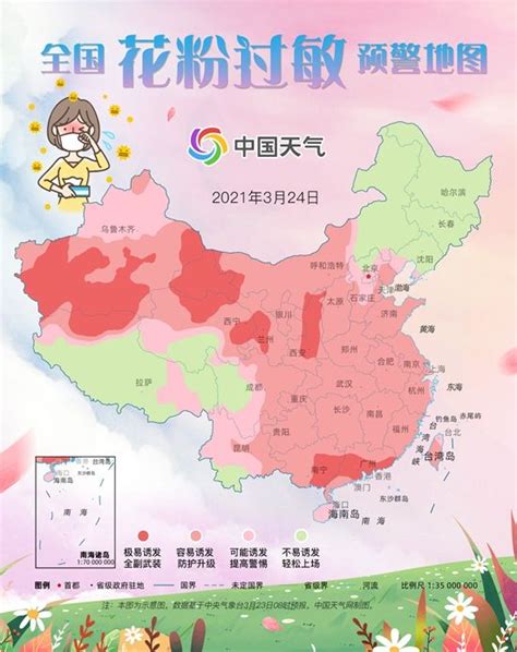 全国花粉过敏预警地图出炉 这些地区易“中招” 新闻 华声新闻 华声在线