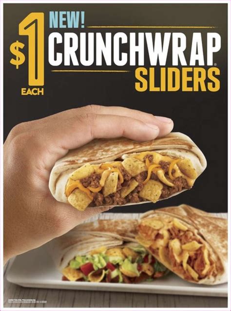 Crunchwrap Sliders Taco Bell Wiki Fandom