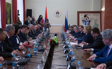 В. Матвиенко провела встречу с Президентом Республики Сербской М ...