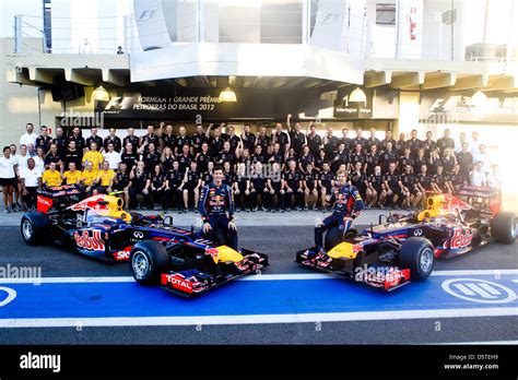 Australian Formula One Driver Mark Webber L Of Red Bull His Team