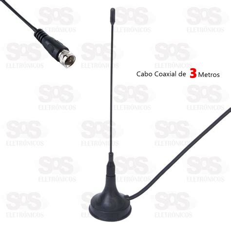 Antena Para Sinal Digital Dbi Cabo Metros Base Im Ecooda Ec