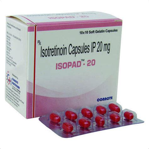 Mg Isotretinoin Capsules Ip Manufacturer Supplier Exporter