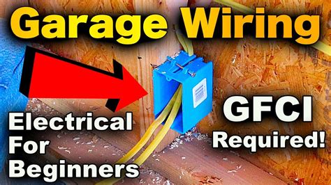 Garage Receptacle Wiring How To Wire A Garage For Electricity Youtube