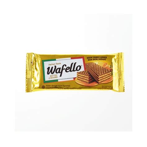 Jual Wafer Wafello Wafer Caramel Cokelat Slop Gr Shopee Indonesia