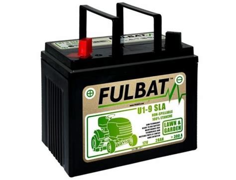 BATTERIE TONDEUSE FULBAT U1 9 12V 28AH 300A E Batteries