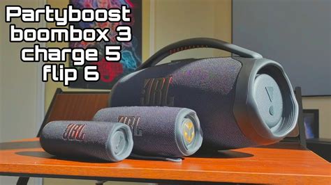 Jbl Boombox Charge Flip Partyboost Youtube