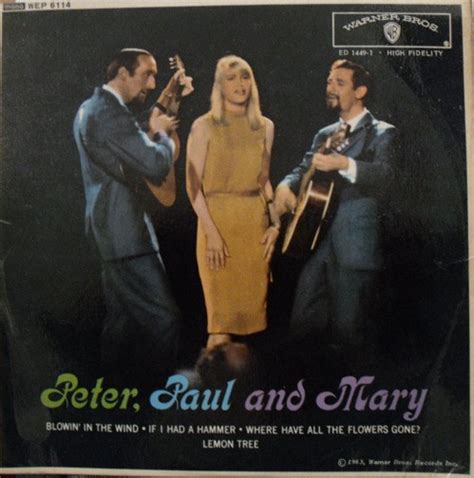 Peter Paul And Mary Blowin In The Wind