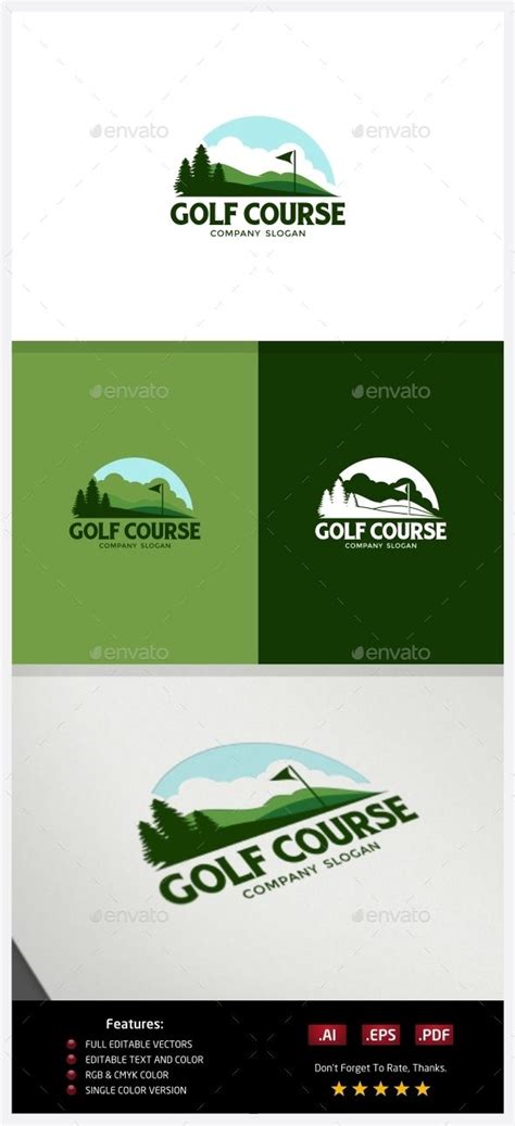 Golf Course Logo | Golf courses, Golf logo design, Natural logo