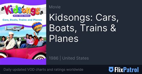 Kidsongs: Cars, Boats, Trains & Planes • FlixPatrol