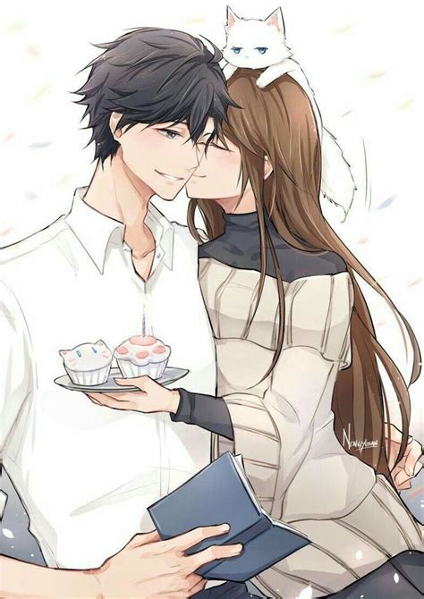 Pin By Miamuffins On Couple Photos Anime Love Couple Anime Kiss