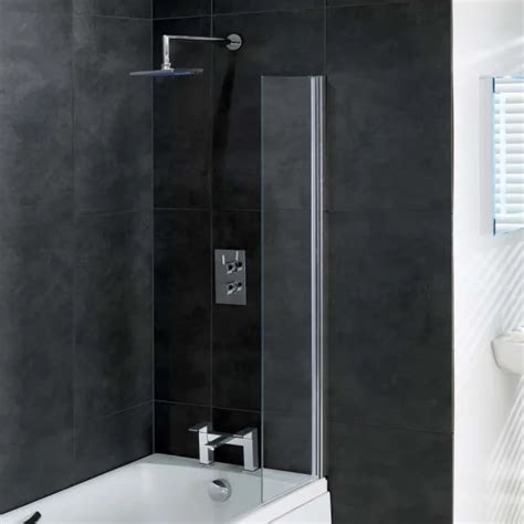 Volente 6mm 1500 X 850 Hinged Shower Bath Screen Eastbrook Bathrooms