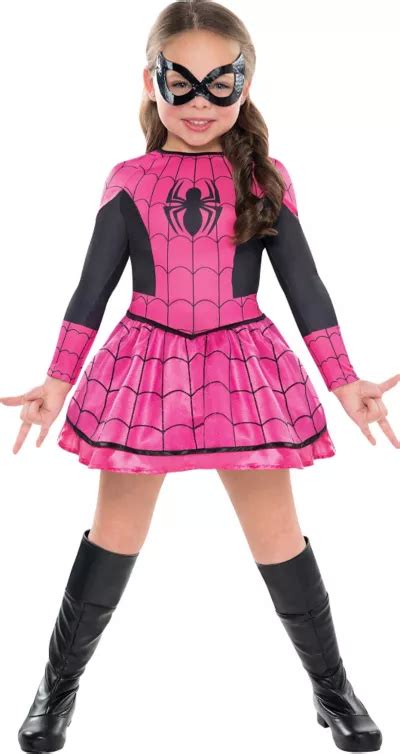 Pink Spider-Girl Costume for Toddlers & Kids | Party City