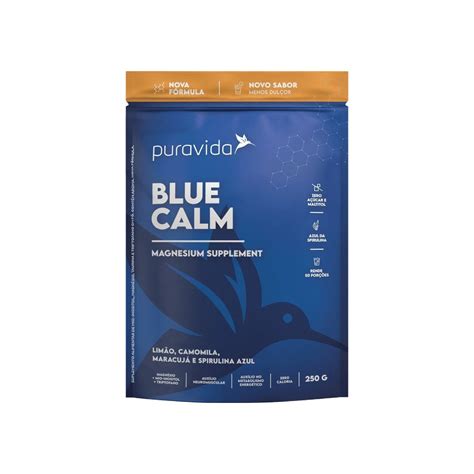 Magn Sio Inositol Blue Calm G Sabor Maracuj Puravida Bh