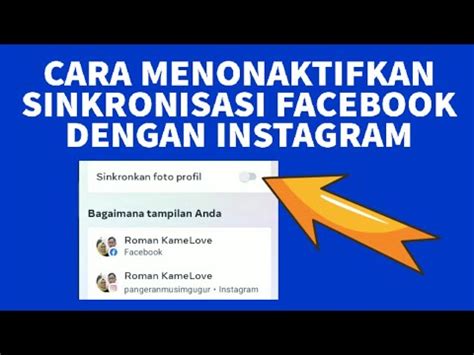 Cara Menonaktifkan Sinkronisasi Facebook Dengan Instagram Youtube