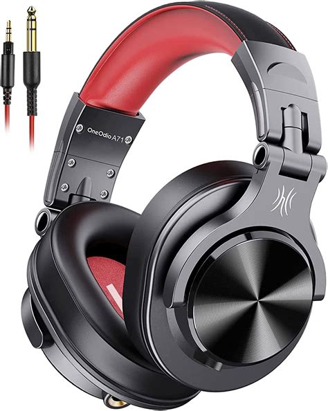 OneOdio A71 Wired Over Ear Headphones In Line Mic Studio Headphones