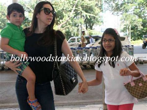 Bollywood Star Kids Photos Karishma Kapoor With Her Children Samaira