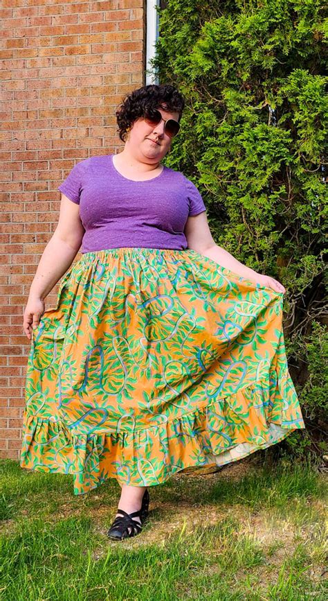 How To Sew An Easy Elastic Waist Gathered Skirt