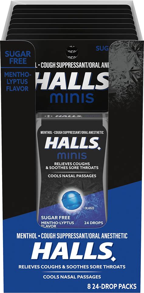 Amazon Halls Throat Soothing Honey Vanilla Cough Drops Drops