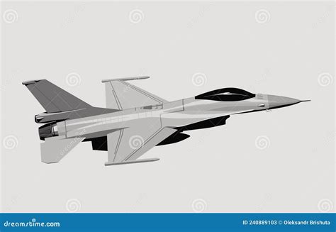 Lockheed Martin F 16 Fighting Falcon Stylized Image Of A Modern Jet