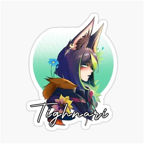 Tighnari Anime Girl Sticker For Sale By DeonBlanda Redbubble