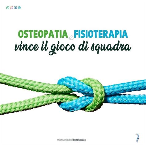 OSTEOPATIA E FISIOTERAPIA Rope Bracelet