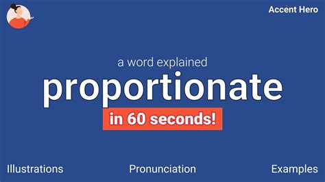 Proportionate Meaning And Pronunciation Youtube