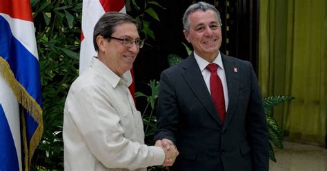 Bruno Rodr Guez Se Re Ne En La Habana Con El Canciller De Suiza