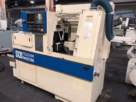 1995 Tsugami BS20B Swiss Screw Machines CNC Automatics Machinery