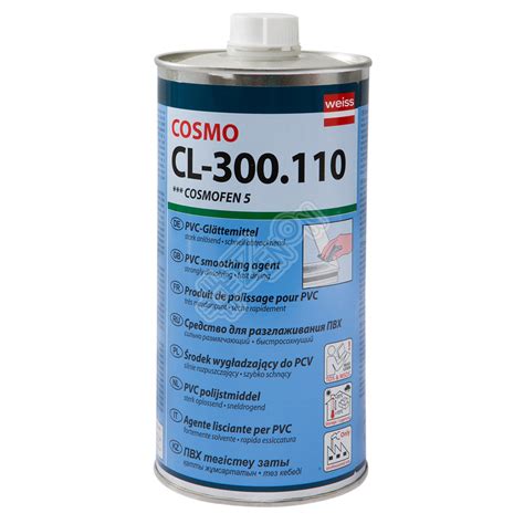 Очиститель с эффектом ПВХ размягчения Cosmofen 5 (Cosmo CL-300.110), 1 л