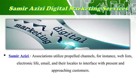 PPT - Advancing "Digital Marketing" Methodologies - Samir Azizi ...