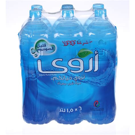 Arwa Mineral Water 15 L × 6 Pack Sharjah Co Operative Society