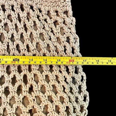 Knitted Crochet Nude Beige Beach Shoulder Bag With Real Leather Handle Women S Fashion Bags