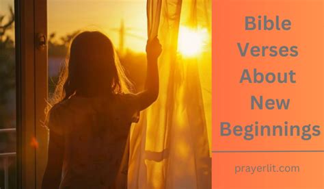 Powerful Bible Verses About New Beginnings Prayerlit