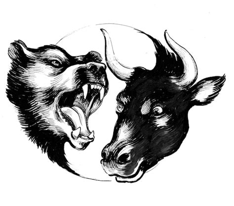 Aggregate more than 67 bull vs bear tattoo super hot - in.coedo.com.vn