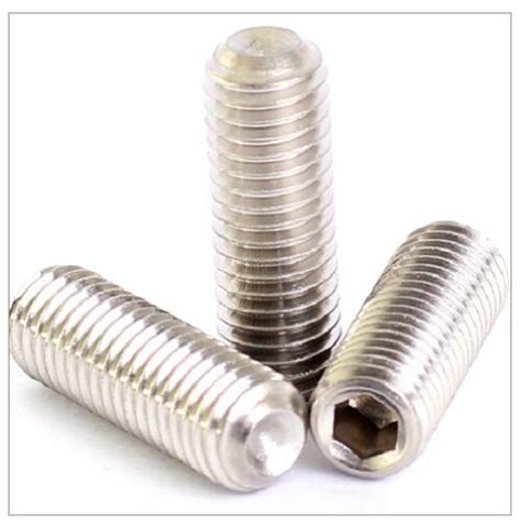 Stainless Steel Grub Screw For Fittings Use Feature Rust Proof At