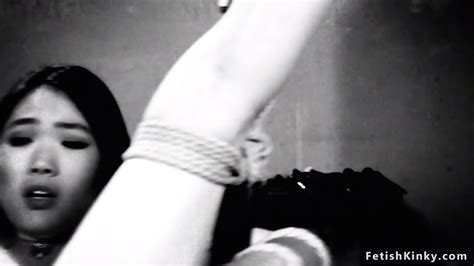 Butt Plugged Asian Ass Whipped Interracial