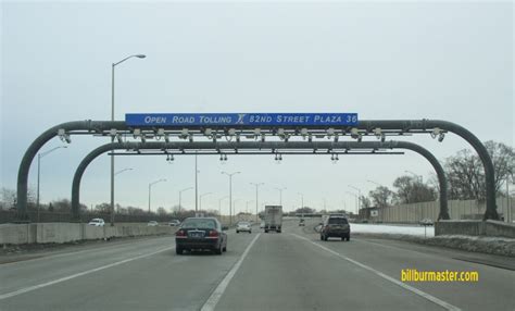 Sb I 294 At The 82nd St Toll Plaza I Pass Lanes February 2009