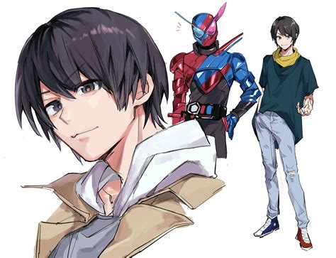 Kamen Rider Build And Kiryuu Sento Kamen Rider And 1 More Drawn By