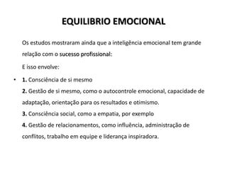 A Importancia Do Equilibrio Psicologico Do Individuo Ppt