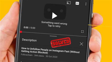 Youtube Something Went Wrong Problem Iphone Youtube Something Went