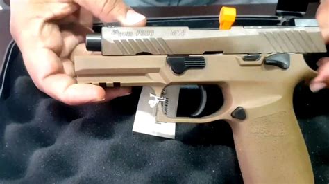 SIG SAUER P320 M18 9mm Pistol Review Unboxing YouTube