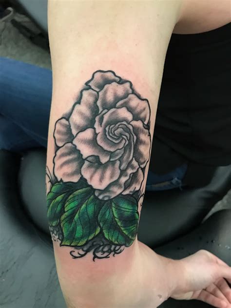 Flower Cover Up Tattoo