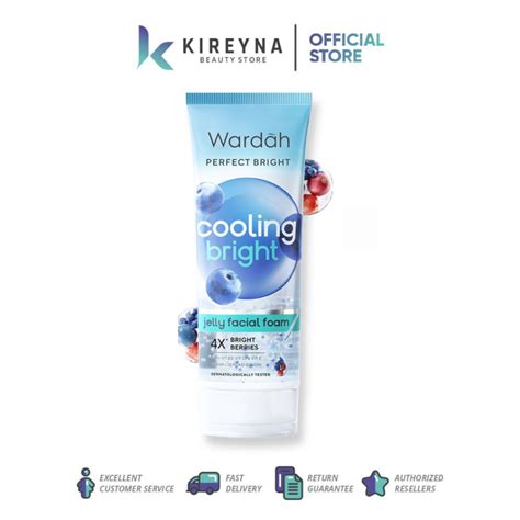 Jual Wardah Perfect Bright Cooling Bright Jelly Facial Foam Ml