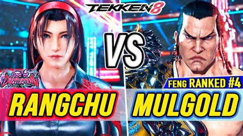 T8 Rangchu Jun Vs Mulgold 4 Ranked Feng Tekken 8 High Level